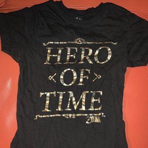Hot Topic, Black and Gold, Size Medium
